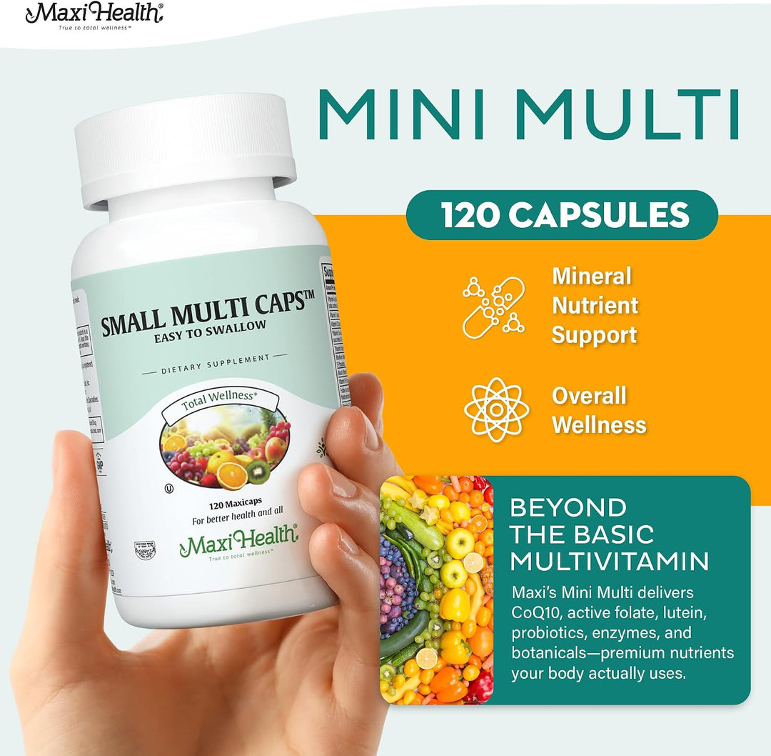 Maxi Health Multivitamínico - Cápsulas multivitamínicas fáciles de...