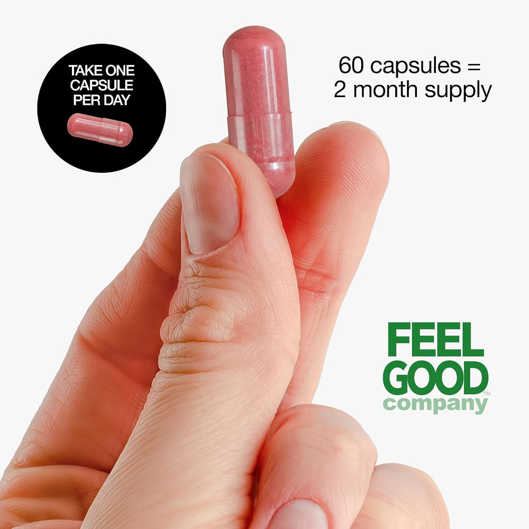 FeelGood Superfoods Cápsulas de apoyo inmunológico de 1000 mg hecha...