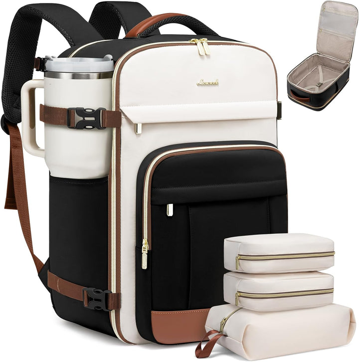LOVEVOOK Mochila de viaje para mujeres y hombres, mochila de mano y...