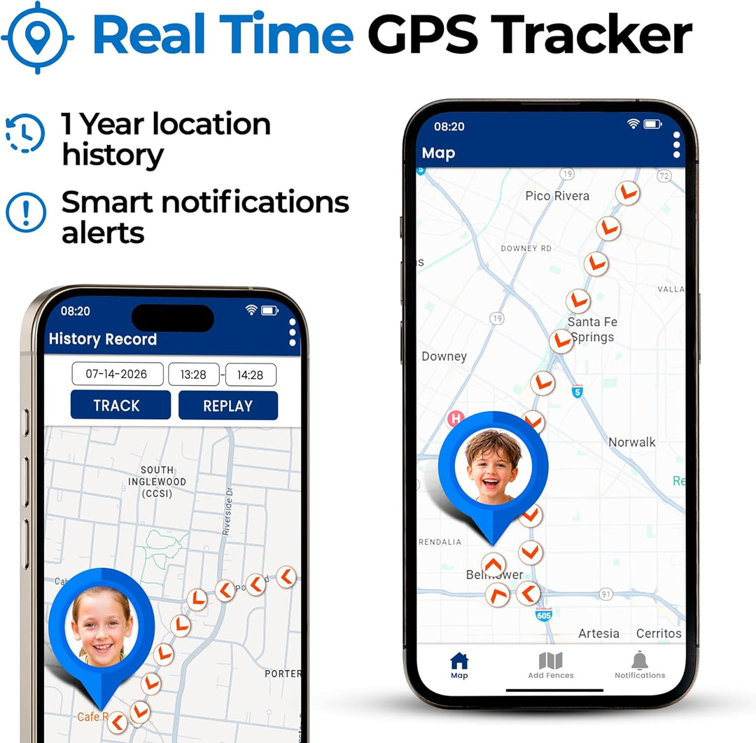 Reloj para niños con localizador GPS, llamadas bidireccionales, seg...