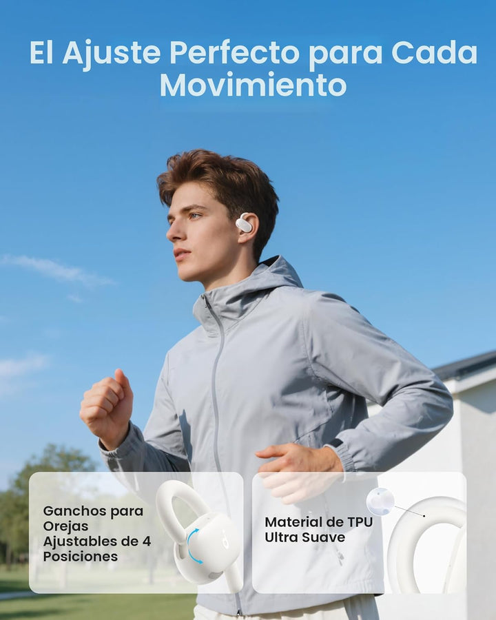 Soundcore V20i de Anker, auriculares de oído abierto, ganchos ajust...