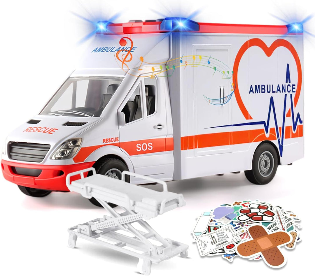 Juego de juguete de ambulancia para niños - Juego completo