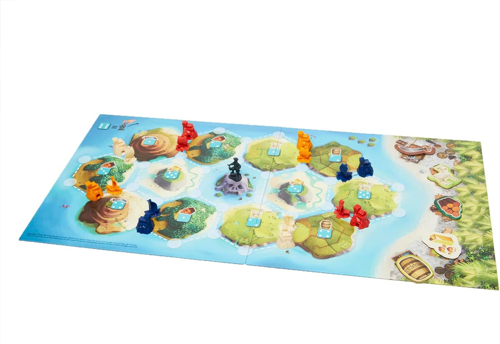 CATAN Juego de Mesa Junior - ¡Aventura de Espadachines para Jóvenes Piratas! Juego de estrategia, divertido juego familiar para niños y adultos, a partir de 6 años, 2-4 jugadores, 30 minutos de tiempo