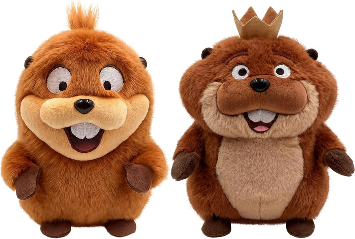 2 juguetes de peluche Hoppers, peluches de Mabel &amp; King George...