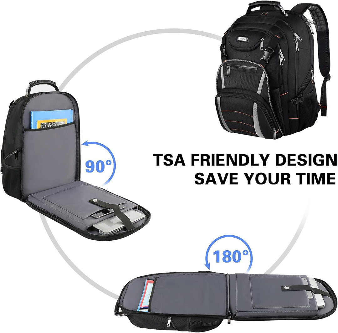 Mochila de viaje para laptop, mochila extragrande para hombres y mu...