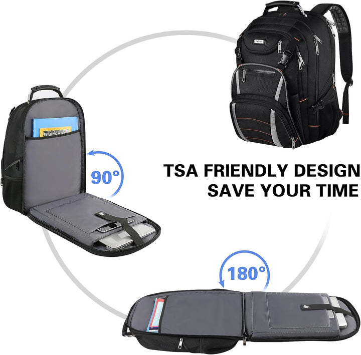 Mochila de viaje para laptop, mochila extragrande para hombres y mu...