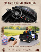 First Ride On RAM 1500 RHO 24V - Coche de policía de 2 plazas para niños