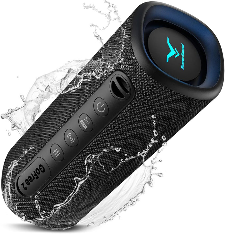 Altavoz Bluetooth inalámbrico portátil, altavoz impermeable IP67 pa...
