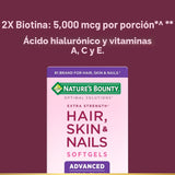 Nature's Bounty Cabello, Piel y Uñas Avanzado, Suplemento Vitam...