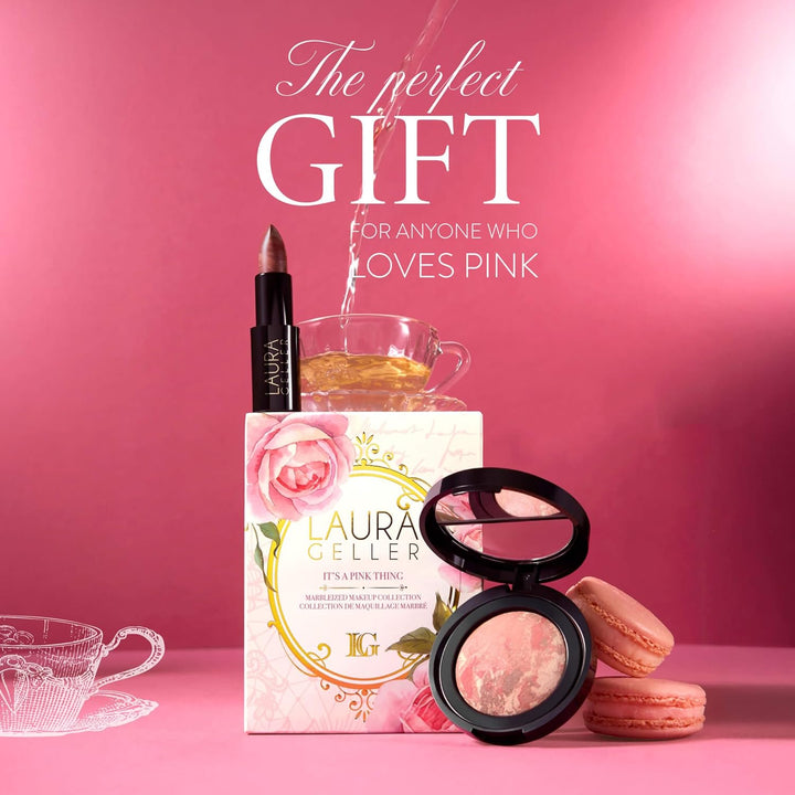 LAURA GELLER NEW YORK It's a Pink Thing Marbleized Makeup Colle...