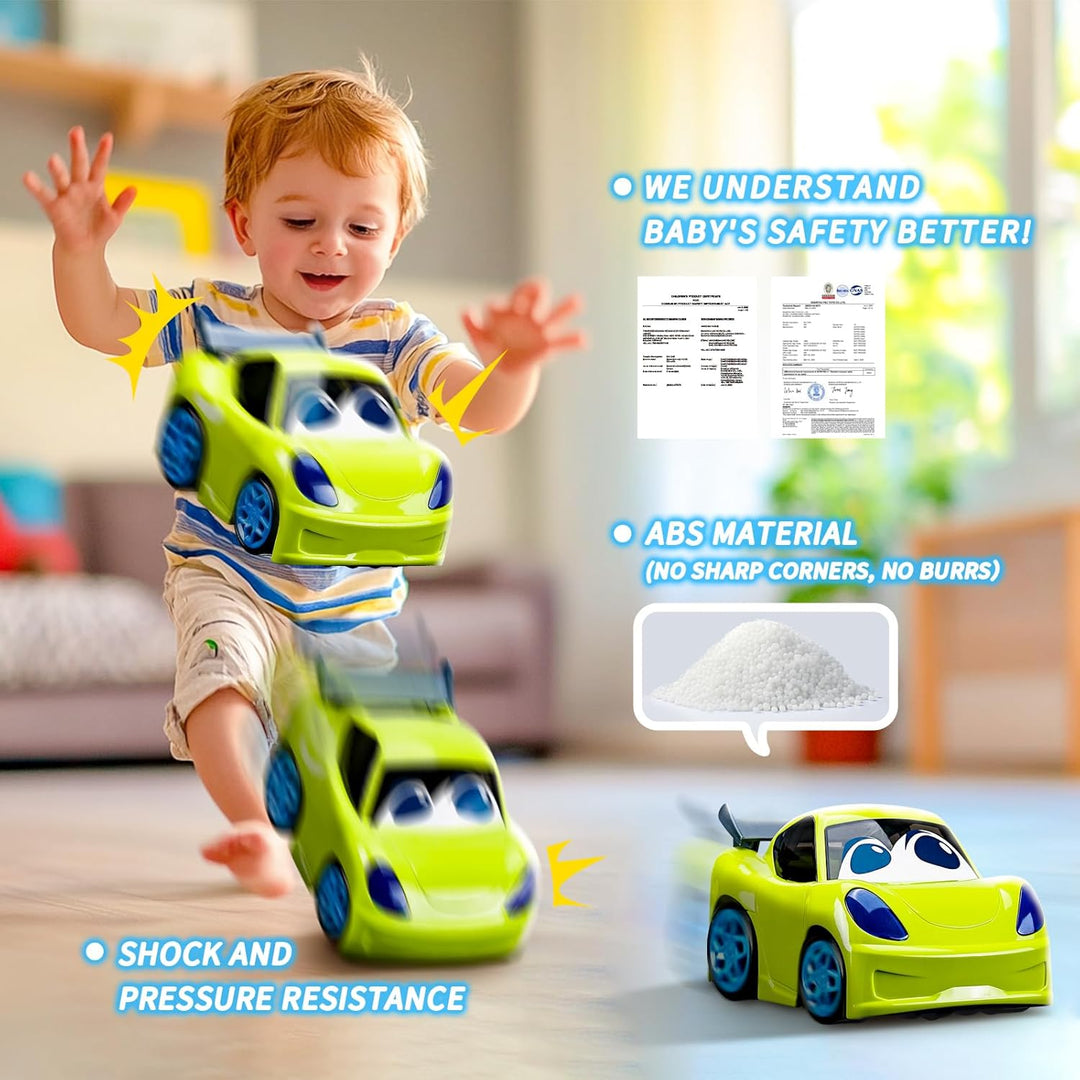 AEROQUEST Coche de control remoto para niños pequeños con luces edu...