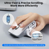 CITLLA Ratón Bluetooth inalámbrico, ergonómico recargable silencios...