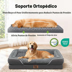 Cama ortopédica impermeable para perros grandes y extra grandes
