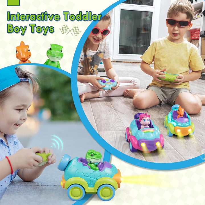 Lehoo Castle Auto a control remoto para niños pequeños, autos RC re...