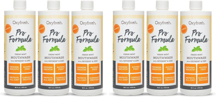 Oxyfresh Pro Formula Enjuague bucal de menta fresca y enjuague buca...