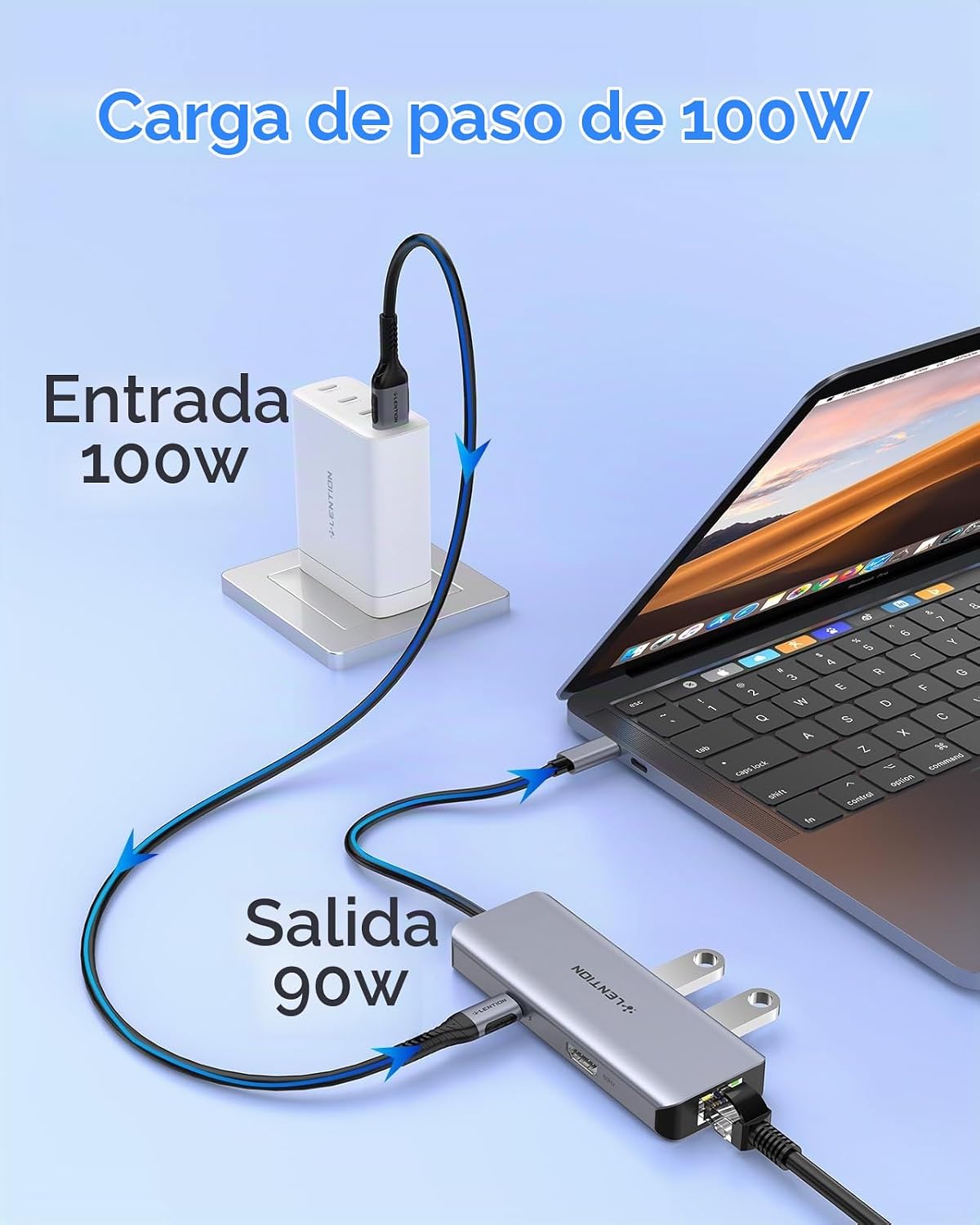 LENTION, hub USB 3.0