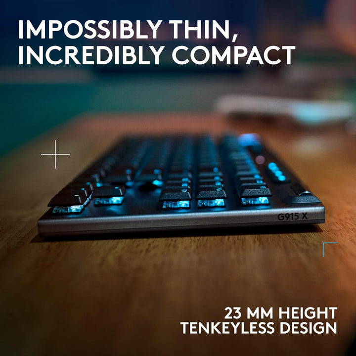 Logitech G915 X Lightspeed TKL Teclado Mecánico Inalámbrico para Ju...
