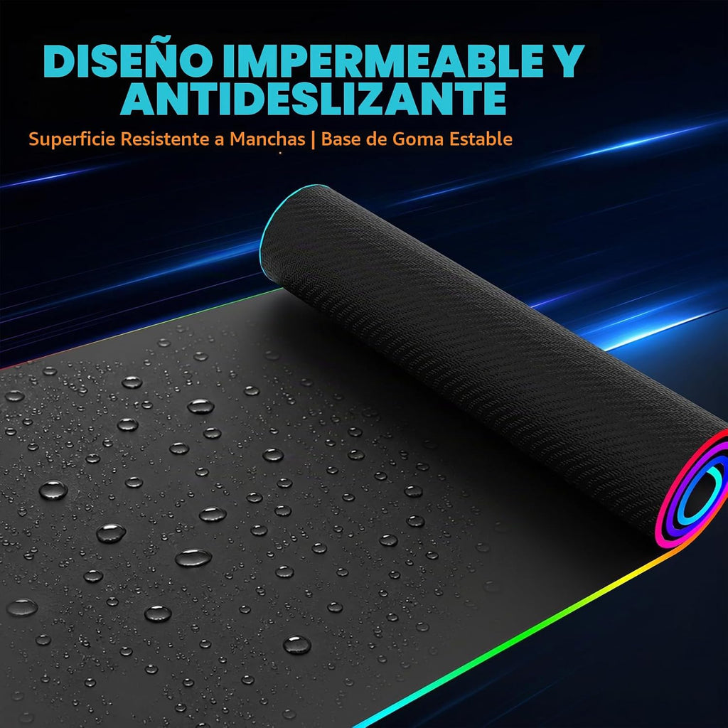 TARKARI Alfombrilla de ratón para juegos con carga inalámbrica Soporte