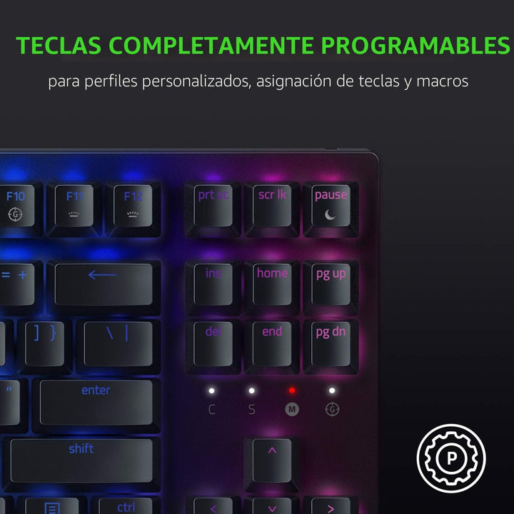 Razer BlackWidow V3 TKL Teclado mecánico para juegos: interruptores...