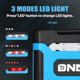 DNA MOTORING TOOLS-00213 Inflador de neumáticos digital azul de 12V...