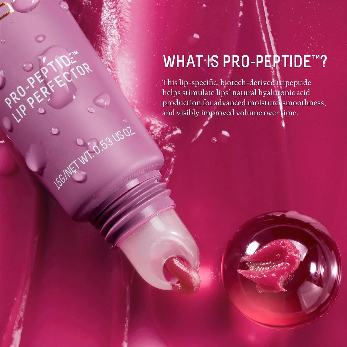 Biossance Pro-Peptide Lip Perfector \u2013 Bálsamo labial vegano Tr...