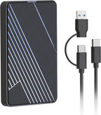 Disco duro externo de 500 GB USB 3.0 y disco duro móvil USB-C
