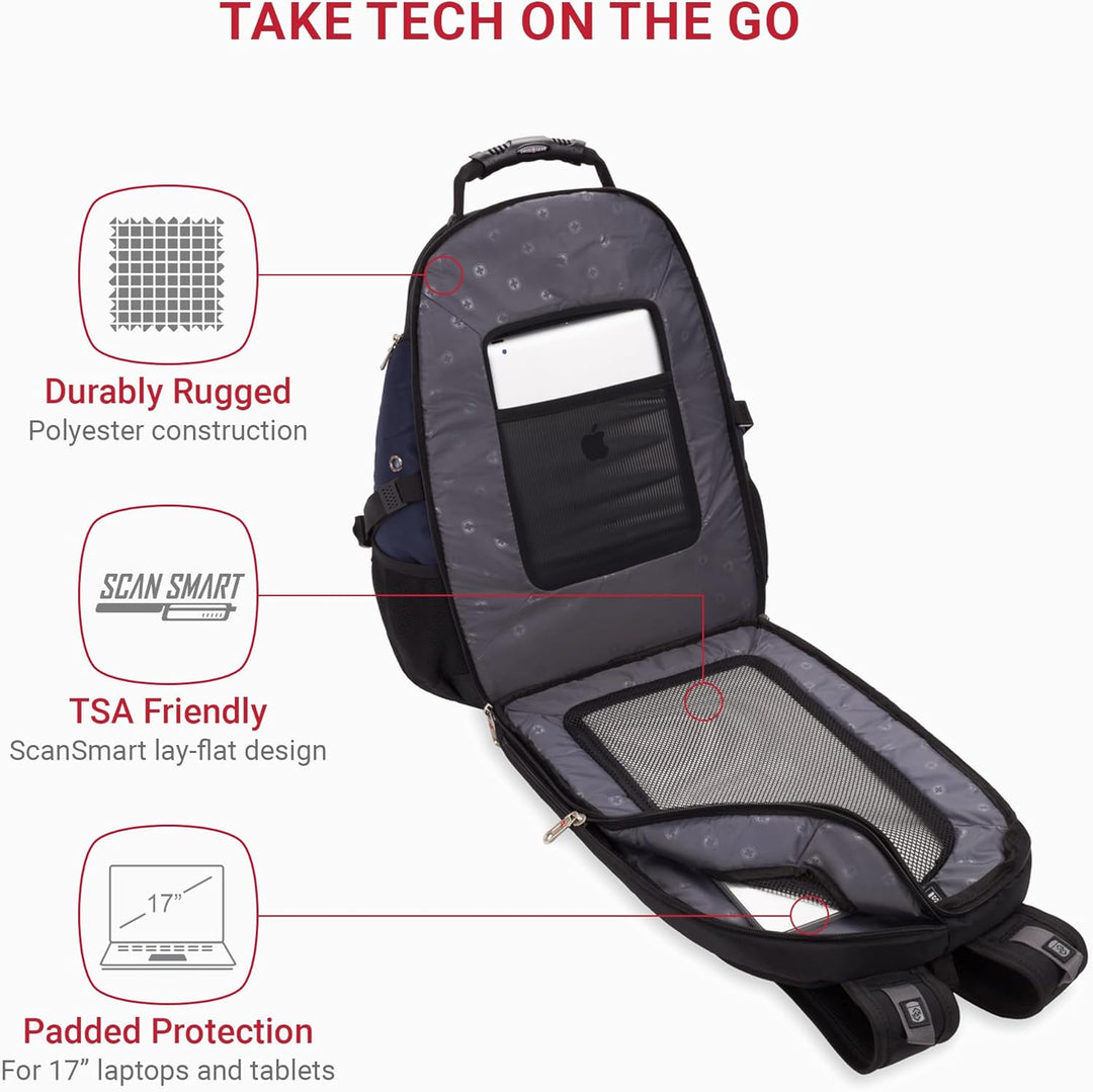 SwissGear, Travel Gear 1900, Scansmart TSA, mochila para computador...