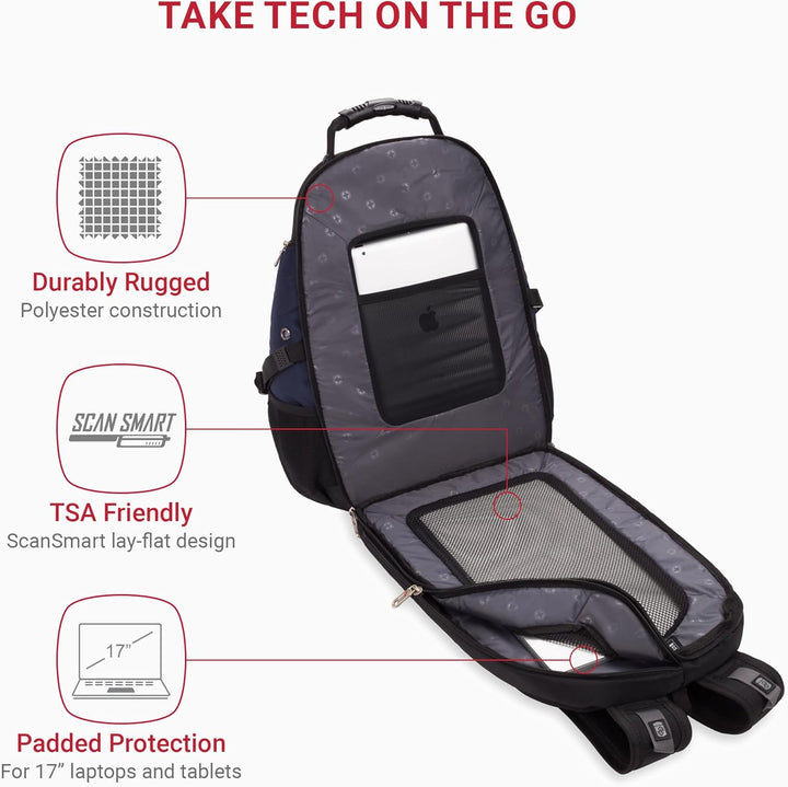 SwissGear, Travel Gear 1900, Scansmart TSA, mochila para computador...