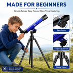 Ideal Swan Telescopio para Niños 20x 30x 40x Principiante Spyglass