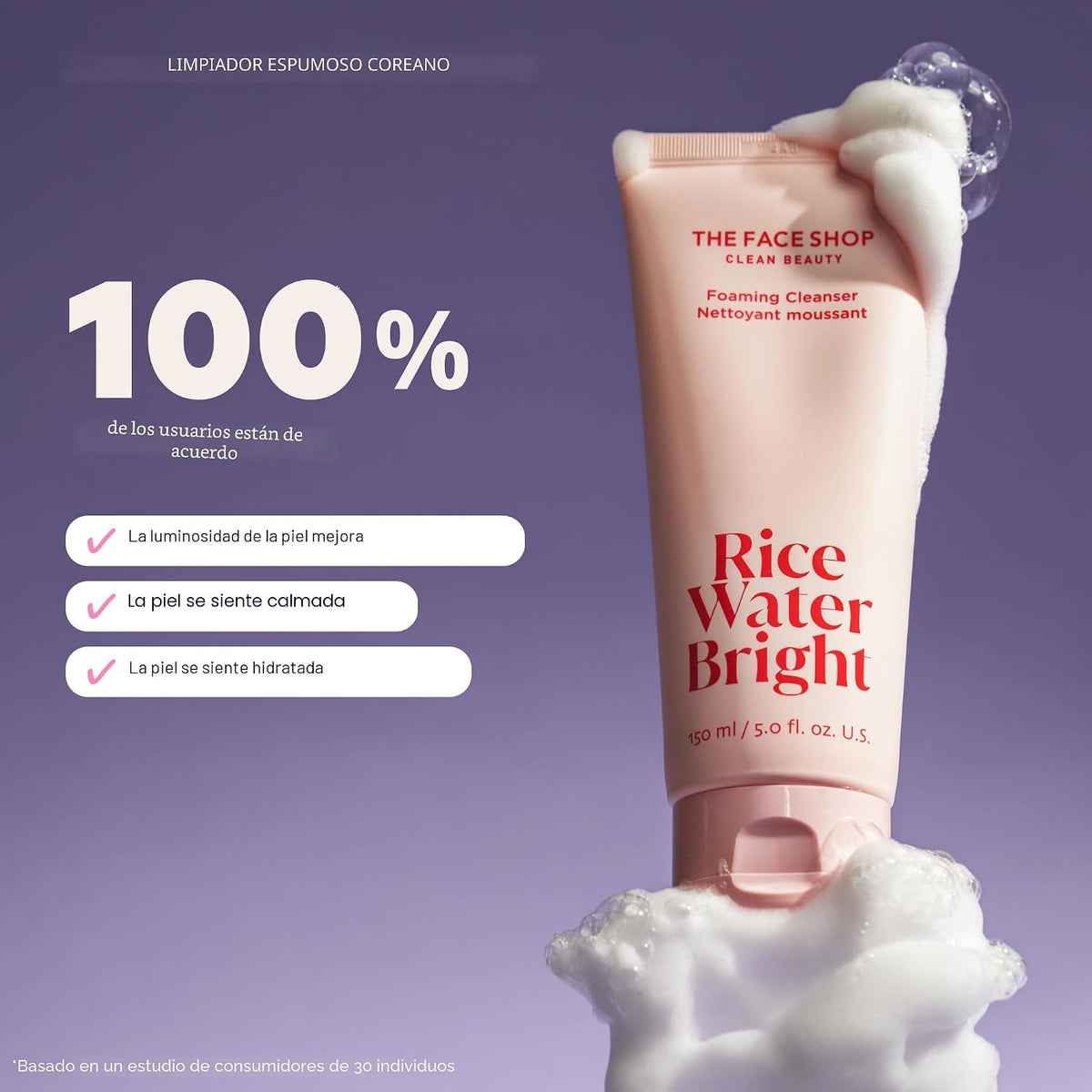 The Face Shop Rice Water Bright Dúo de Doble Limpieza con Ceramida,...