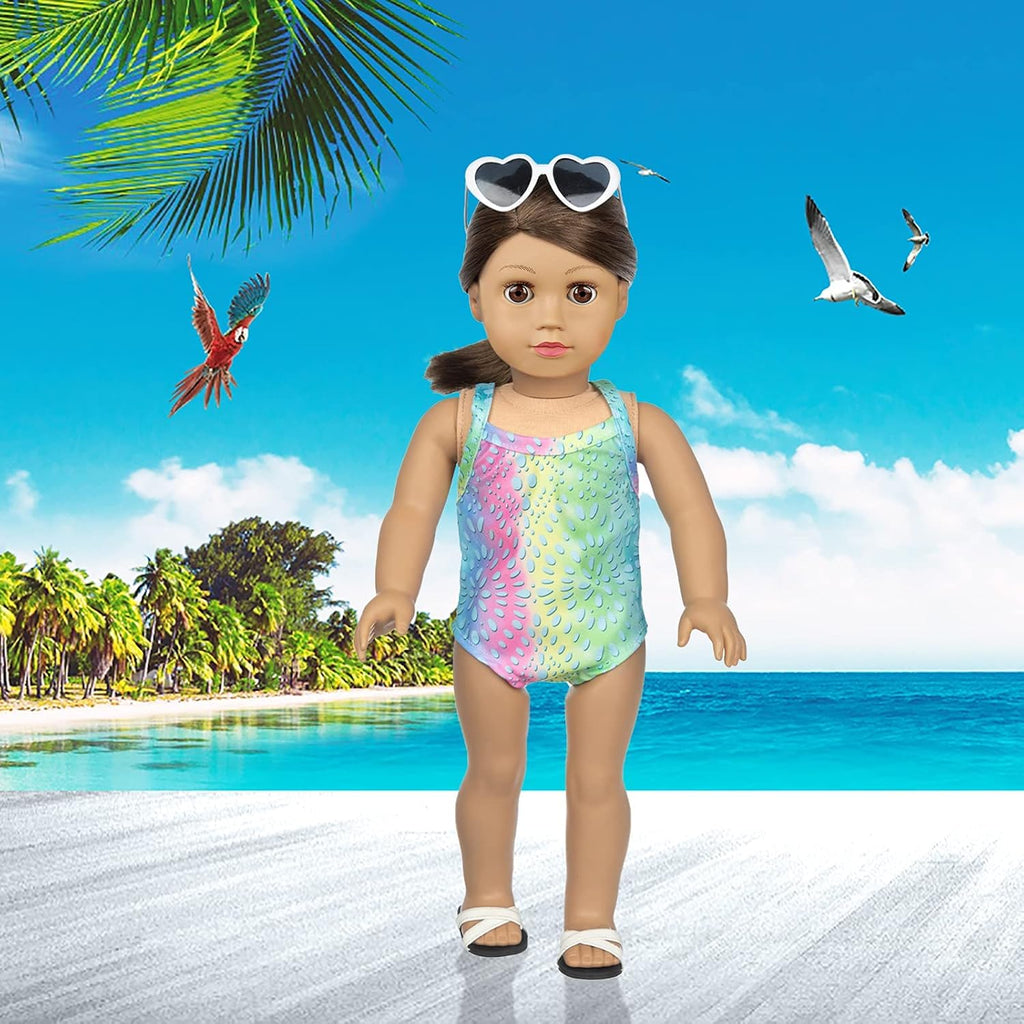 BDDOLL 23 piezas de ropa y accesorios de muñeca de 18 pulgadas para muñecas