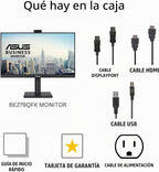 ASUS Monitor de videoconferencia 1080P de 27" (BE279QFK) - Full...