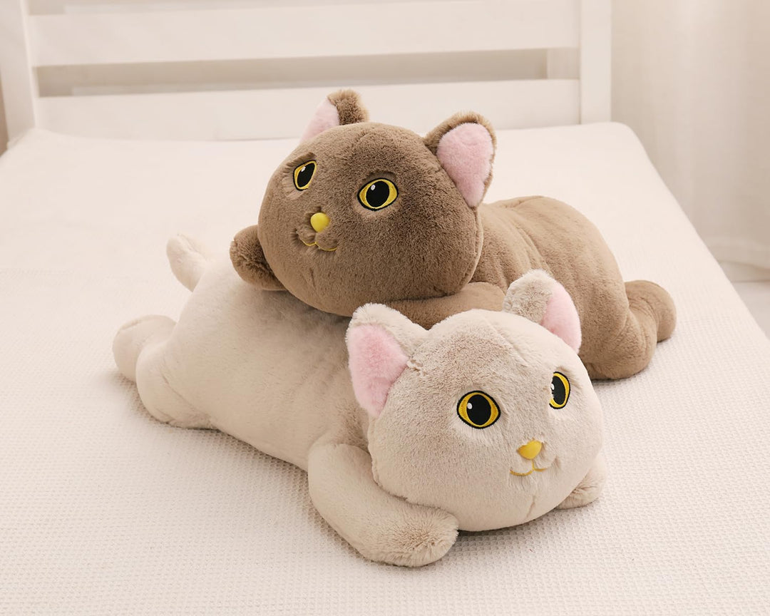 YESGIRL Animales de peluche con peso de gato de 26.4 pulgadas, 5 li...
