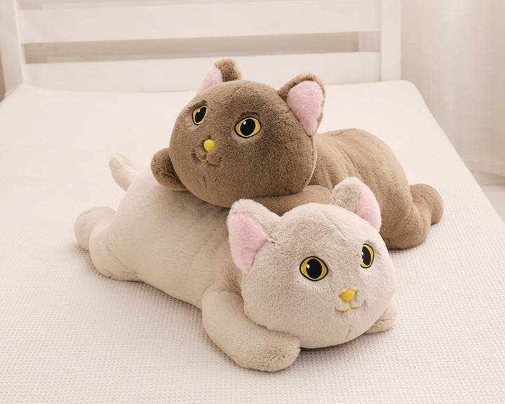 YESGIRL Animales de peluche con peso de gato de 26.4 pulgadas, 5 li...