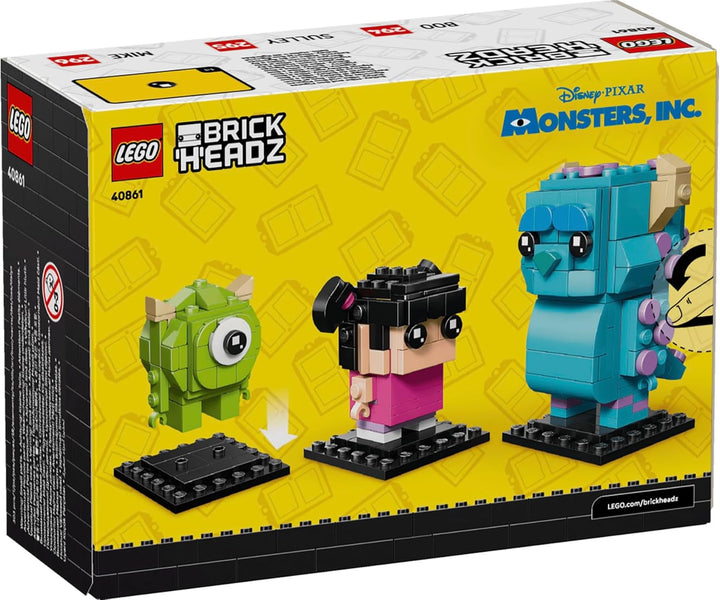 LEGO Brickheadz Sulley Mike and Boo Figuras 40861 Monsters INC 303...