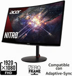 Acer Nitro XZ270 Xbmiipx 27" 1500R Curvo Full HD (1920 x 1080)...