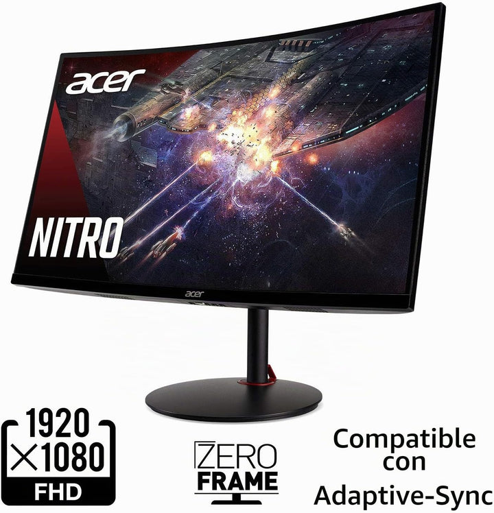 Acer Nitro XZ270 Xbmiipx 27" 1500R Curvo Full HD (1920 x 1080)...