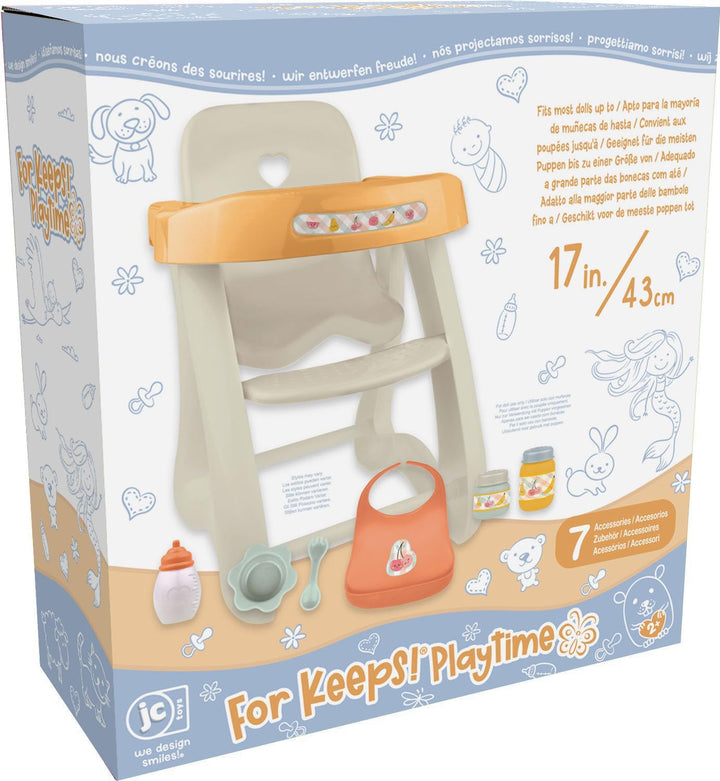 JC Toys - ¡para mantener el tiempo de juego! | Trona para muñeca be...