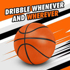 Rzkipdy Balón de baloncesto silencioso tamaño 5 (27.5") – Sin vacío en el envío - 2025 Balón de espuma suave sin aire de sonido silencioso para regate silencioso y entrenamiento en interiores