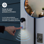 Kit de Timbre de Seguridad Inalámbrico PHILIPS, Timbre Señuelo con Cámara de Puerta