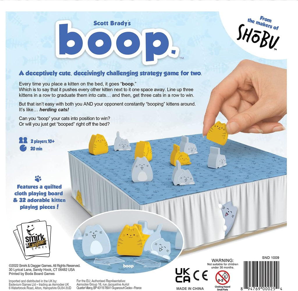 Smirk and Dagger BOOP - Juego de mesa de estrategia para gatos para 2