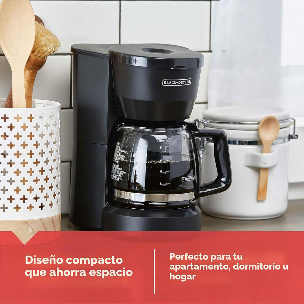 BLACK+DECKER Cafetera de una sola porción con depósito de 50 oz