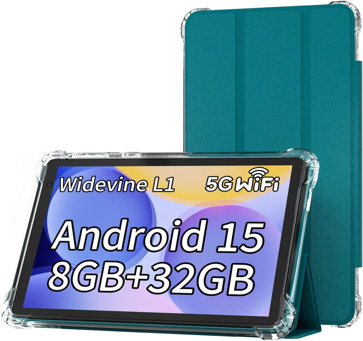 BYANDBY Tablet Android 14.0 de 7 pulgadas, 4GB + 32GB ROM (1TB expa...
