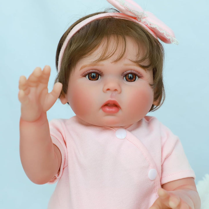 SCOM Muñeca Reborn Baby Girl \u2013 Muñeca realista de la vida real...