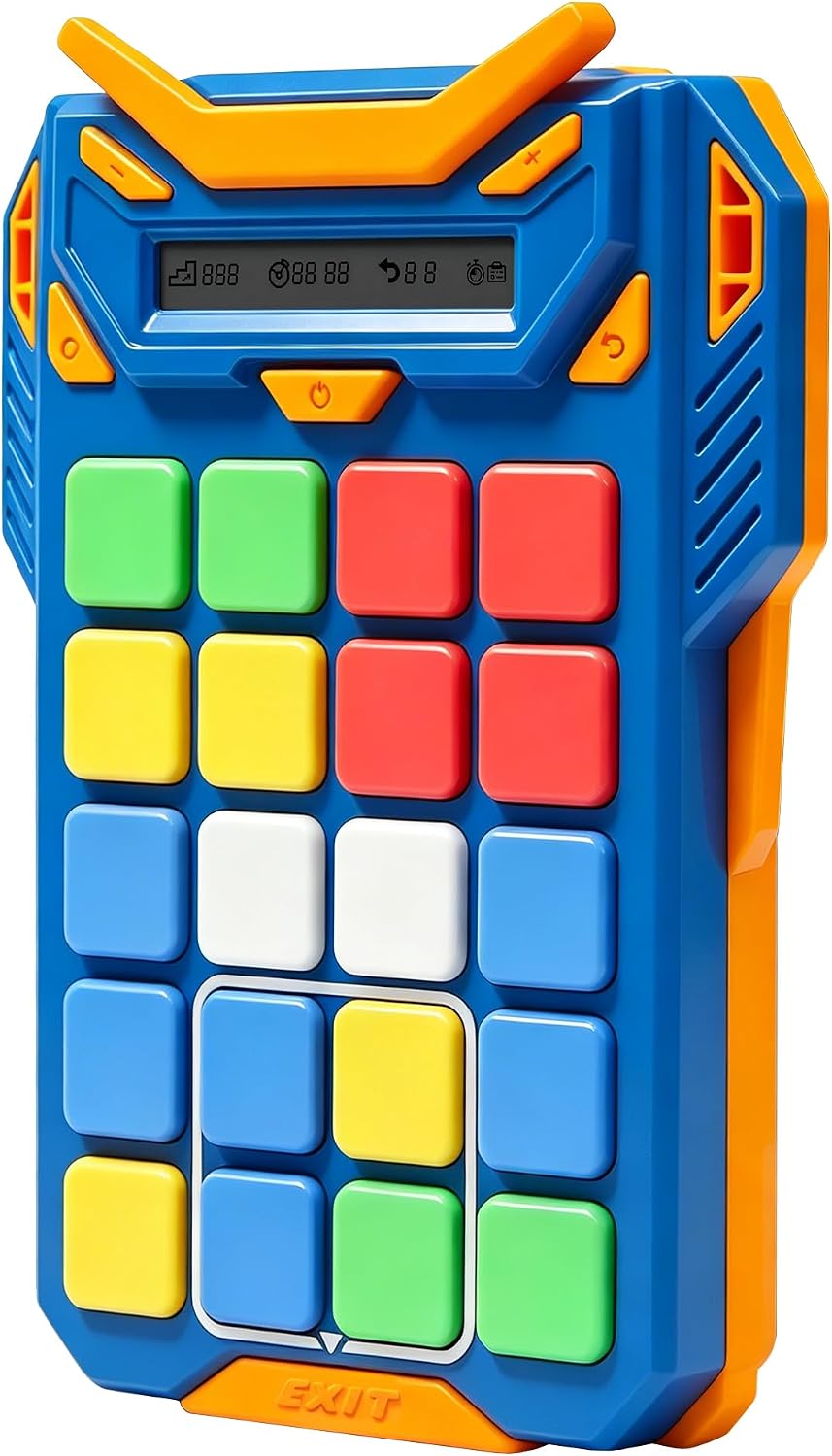 Slide Puzzle - Consola de juegos lógica 4 en 1, laberinto de memoria