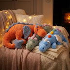 ARELUX - Lindo dragón grande de 50 pulgadas, suave peluche de pterosaurio verde matcha, almohada gigante de dinosaurio mullido con alas rosadas para amigos, miembros de la familia