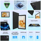 Gleeso Tableta mejorada 2026, tableta Android de 10 pulgadas, Octa-...