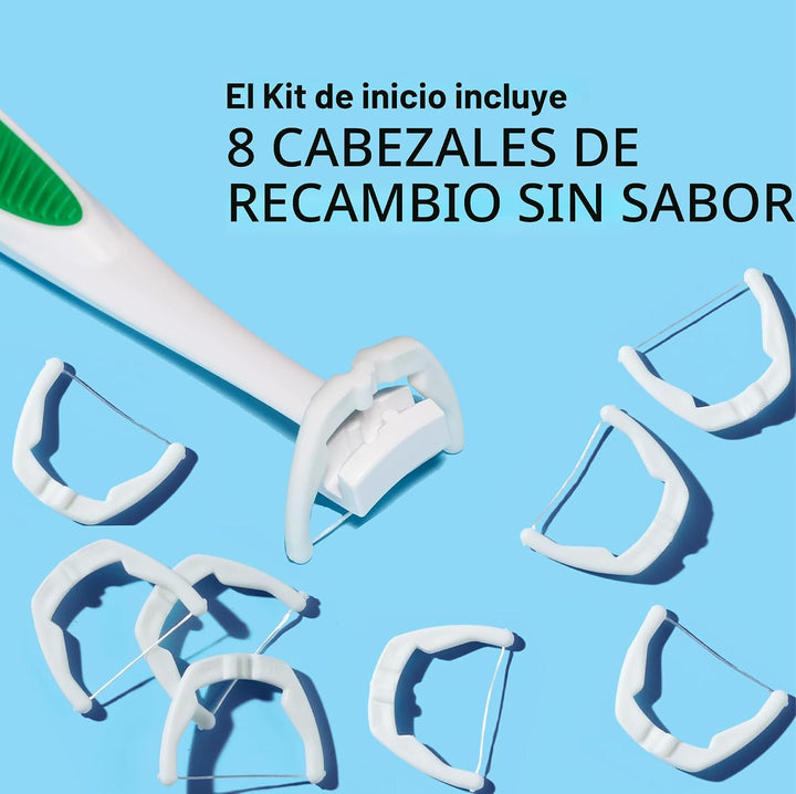 REACH Ultraclean Access - Kit de iniciación de hilo dental, sin sab...