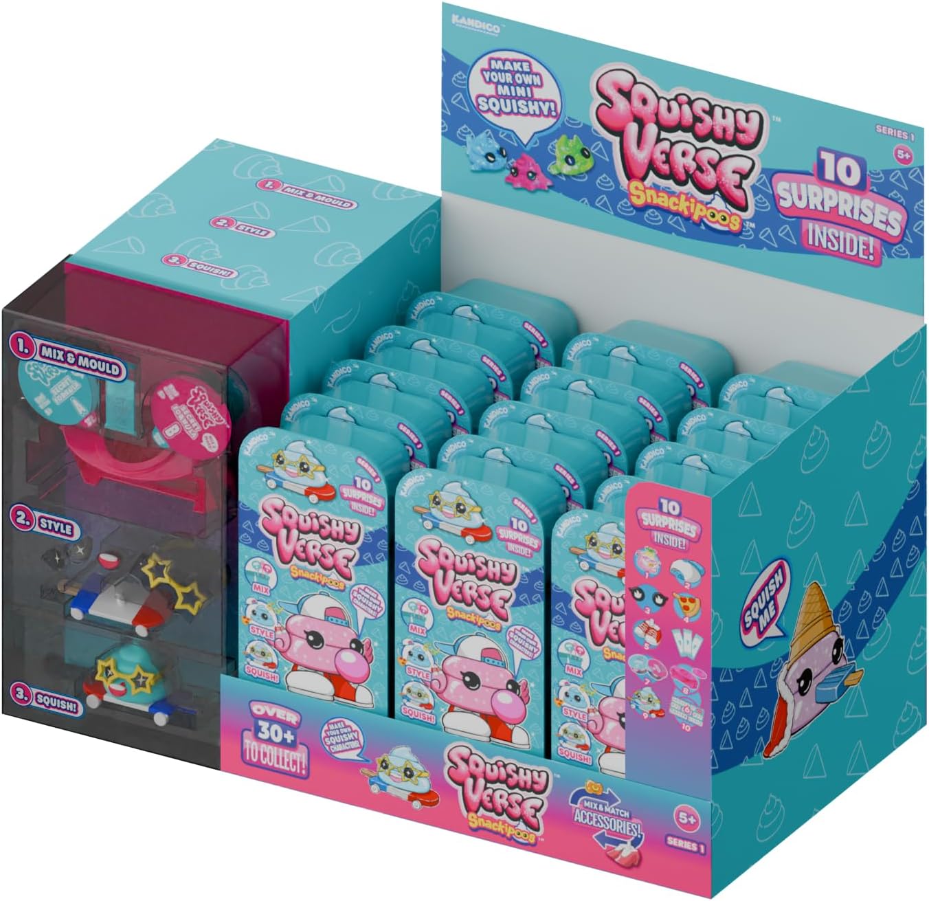 Squishyverse Snackipoos 1 paquete Kit de fabricación