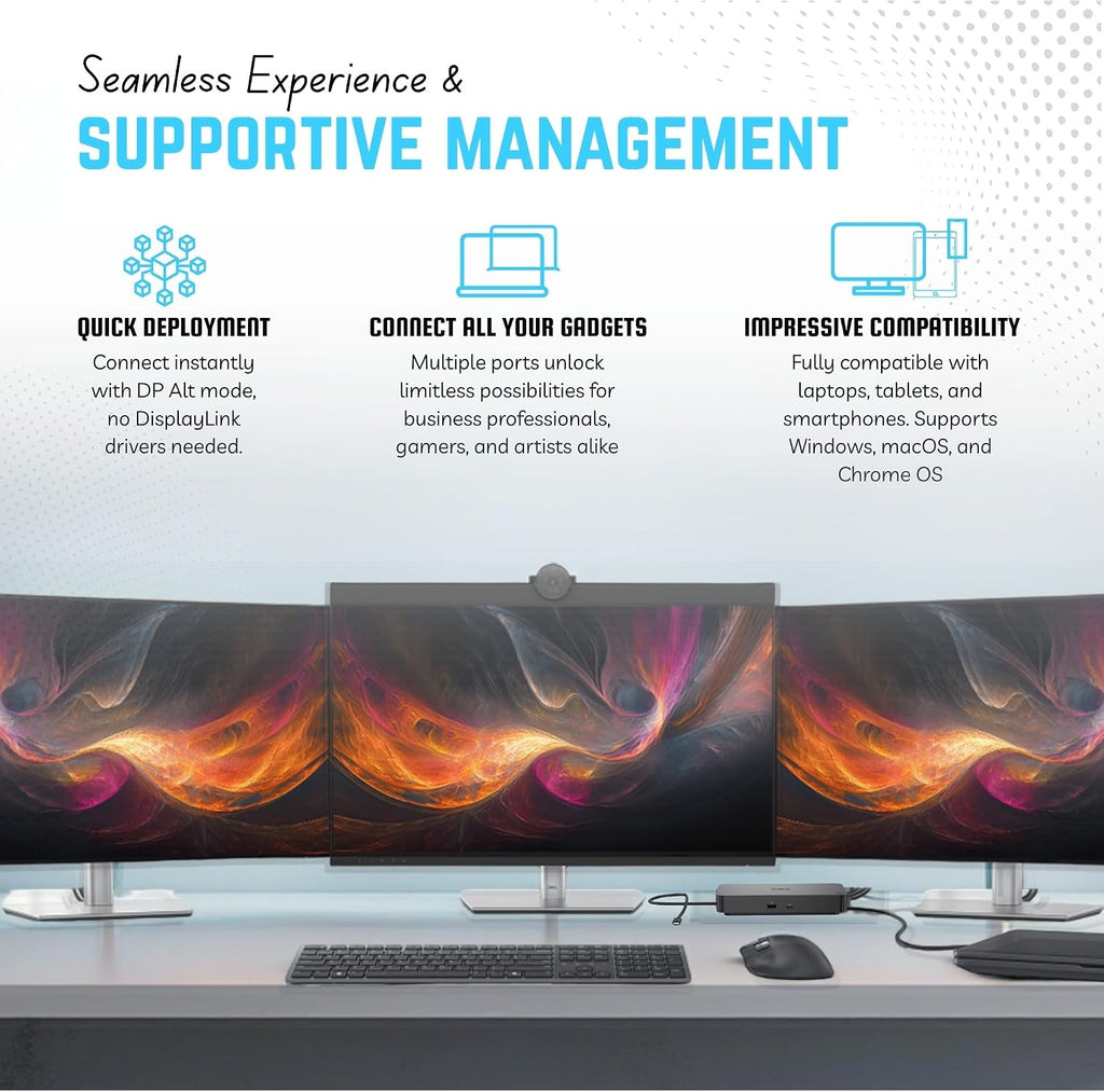 Estación de acoplamiento Dell Pro Smart Dock SD25 USB-C 4, administración